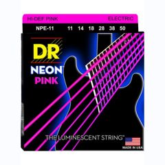 DR Hi-Def Neon Pink Cordes Guitare Électrique Heavy 11-50