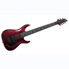 schecter guitare électrique apocalypse c-7 frs Red Reign