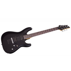 schecter guitare électrique c-6 deluxe Satin Black