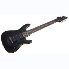 schecter guitare électrique demon-7 Aged Black Satin