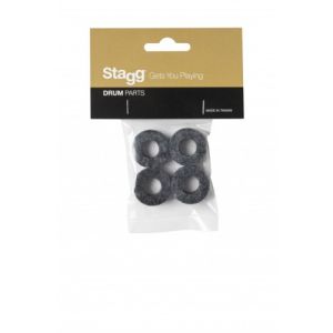 Stagg SPRF2-4 4 rondelles en feutre pour tilteur de charleston