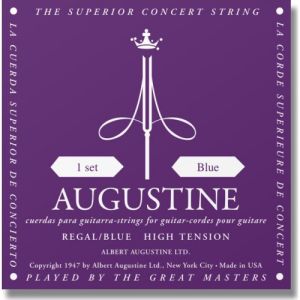 Augustine Jeu de cordes "Regals Blue" guitare classique