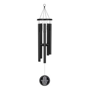 Sonic Energy Chimes Hamsa 36", Noir