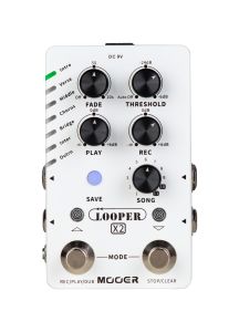Mooer Pedale Looper X2 Blanc