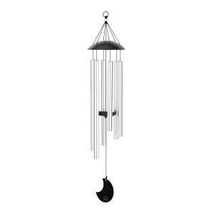 Sonic Energy Chimes Moon 32", Argent