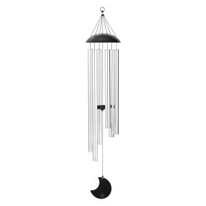 Sonic Energy Chimes Moon 44", Argent