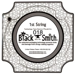 CORDE BLACK SMITH ELECTRIQUE 018