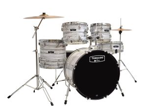 Mapex Tornado Wood Grain White 