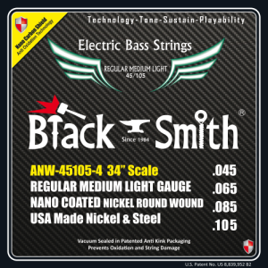 Black Smith Bass Saitenset A-NW45105-434
