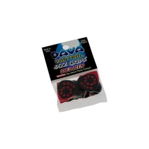 Dava Médiators Jazz Grips Delrin sachet de 6 pièces