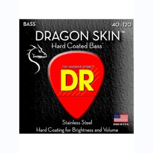 DR Dragon Skin Clear Coated Cordes Basse 5 Cordes Light 40-120