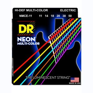 DR Hi-Def Neon Multi-Color Cordes Guitare Électrique Heavy 11-50