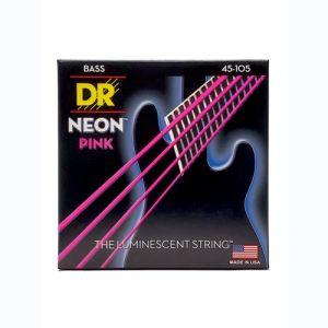 DR Hi-Def Neon Pink Cordes Basse Medium 45-105