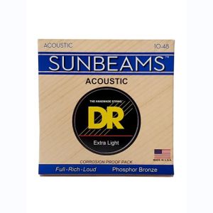 DR Sunbeam Phosphor Bronze Cordes Acoustique Extra Light 10-48