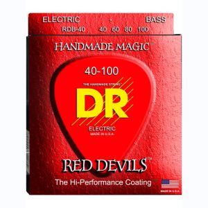 DR Red Devils Red Cordes Basse Light 40-100