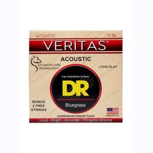 DR Veritas Coated Core Technology Cordes Acoustique Bluegrass 12-56