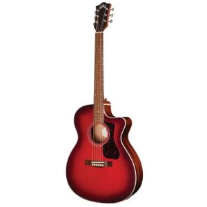 Guild OM-240CE Oxblood Burst