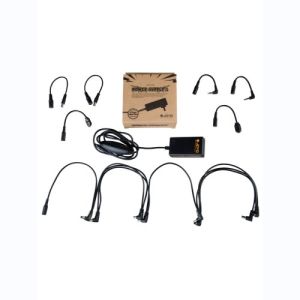 Joyo Alimentation avec 8 câbles mini plug, 9V 200 mA