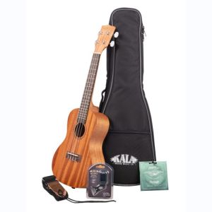 Kala Bundle KA-15, Soprano, Mahogany (Housse, tuner, cordes et courroies)