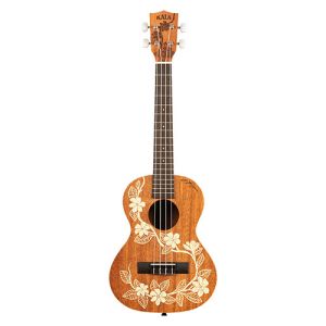 Kala ukulélé Maori Gardenia Mahogany Tenor motif Voyage livré en housse