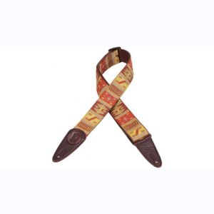 Levy's Sangle dos cuir dessus tissu Design 006