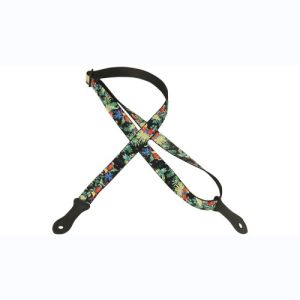 Levy's Sangle Polypropyléne pour ukulele ou mandolin embout cuir Design 006