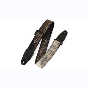 Levy's Sangle polyester embout cuir avec motifs Design 012