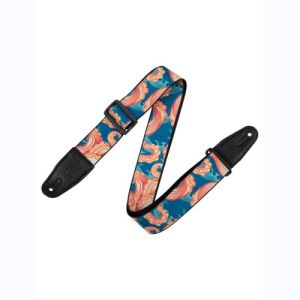 Levy's Sangle polyester embout cuir avec motifs Design 117