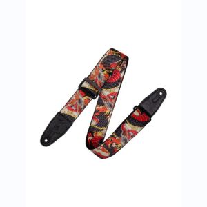 Levy's Sangle polyester embout cuir avec motifs Design 123