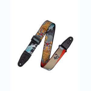 Levy's Sangle polyester embout cuir avec motifs Design 124