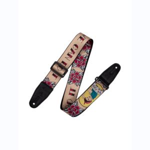 Levy's Sangle polyester embout cuir avec motifs Design 125