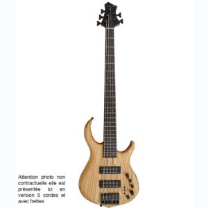 Marcus Miller basse électrique M7 Alder-6 NT Naturel Fretless V2.0