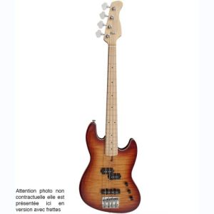 Marcus Miller précision bass U5 Alder-4 TS Tobacco Sunburst Fretless V2.0
