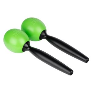 Nino 575GG Maracas Plastique Ronds Medium Vert