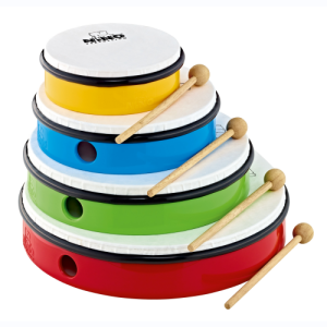 nino NINOSET6 set 4 tambourins 6-8-12-12" nino + houss