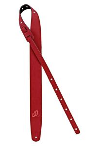 Ortega Sangle Guitare Rouge Vegan