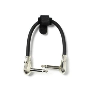 Enova Cable Patch Instrument Jack 20Cm Noir