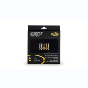 rockboard kit de cable et prises jack CAB-PW-PLUG-6-GD