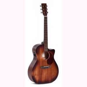 Ditson by Sigma Folk GC-15E-Aged Sunburst