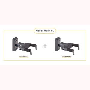 Lot 2 Supports Muraux Hercules Guit Noir