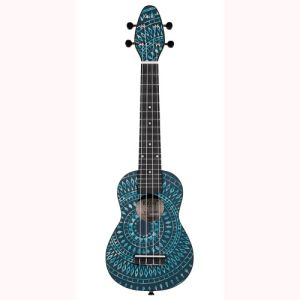 Pack Ukulele Soprano Keiki Bleu