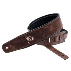 Ortega Courroie Guitare Cuir Vint. Brown