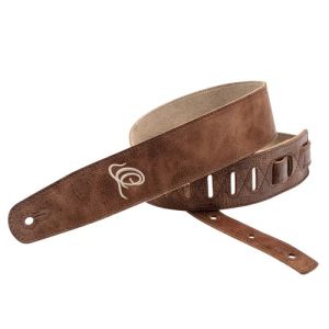 Ortega Courroie Guitare Suede Cognac