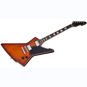 schecter guitare électrique e-1 custom special Vintage Sunburst