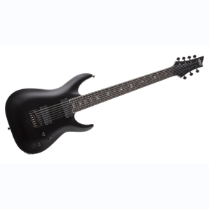 schecter guitare électrique c-7 sls elite evil twin Satin Black