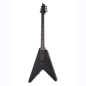 Schecter V-1 SLS Elite Evil Twin Satin Black