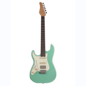 Schecter Nick Johnston Signature micros HSS gaucher Atomic Green