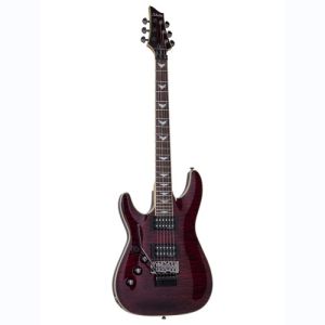 Schecter Omen Extreme-6 Floyd gaucher Black Cherry