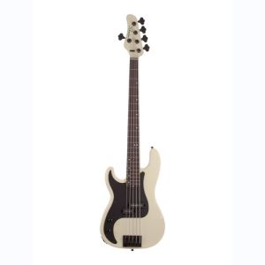 Schecter Basse P5 gauche Ivory