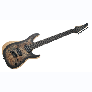 schecter guitare électrique reaper 7 Charcoal Burst